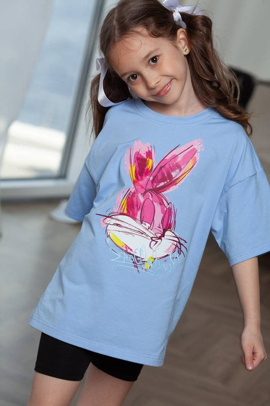 T-Shirt Blue Bunny.